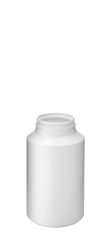 Pot à comprimés 200ml 43HG HDPE blanc